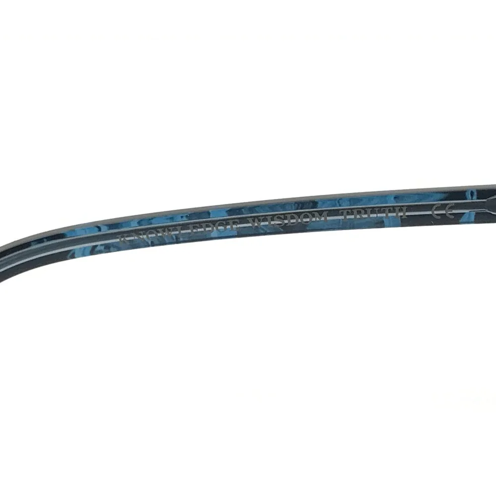 Robert Graham Sunglasses HERMAN BLK Black Blue Frames with Blue Mirrored Lenses